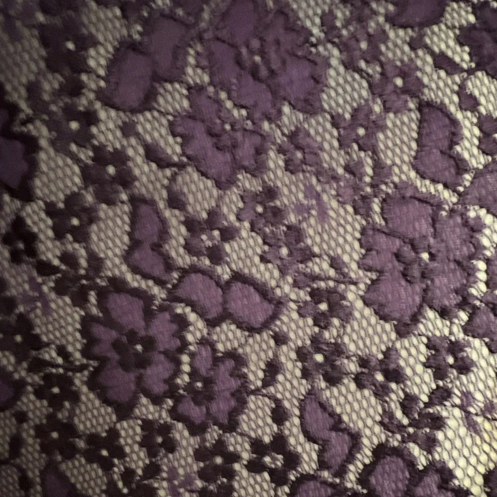 Purple Floral Lace Fabric Material Flowers & Plants 56